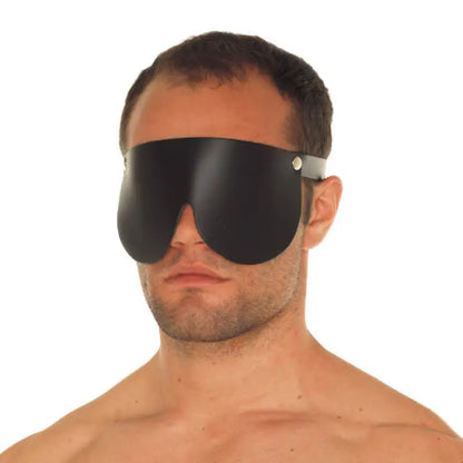 Genuine Leather Blindfold for Enhanced Bondage Experiences
