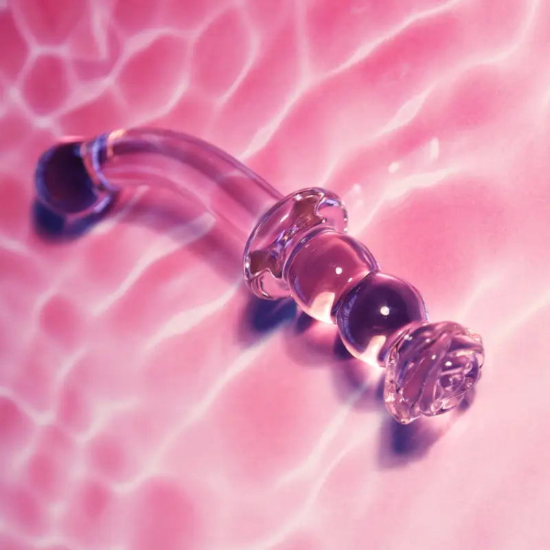Glaze Glass Rosebud GSpot Dildo for Maximum Pleasure and Comfort