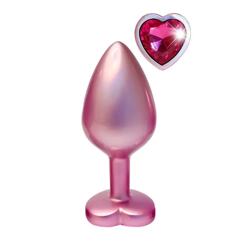 Gleaming Love Pearl Pink Butt Plug for Enhanced Anal Pleasure