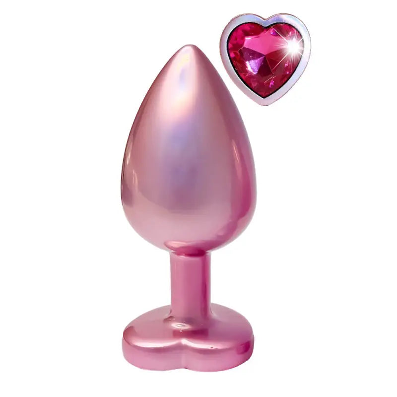 Gleaming Love Pearl Pink Butt Plug for Enhanced Pleasure