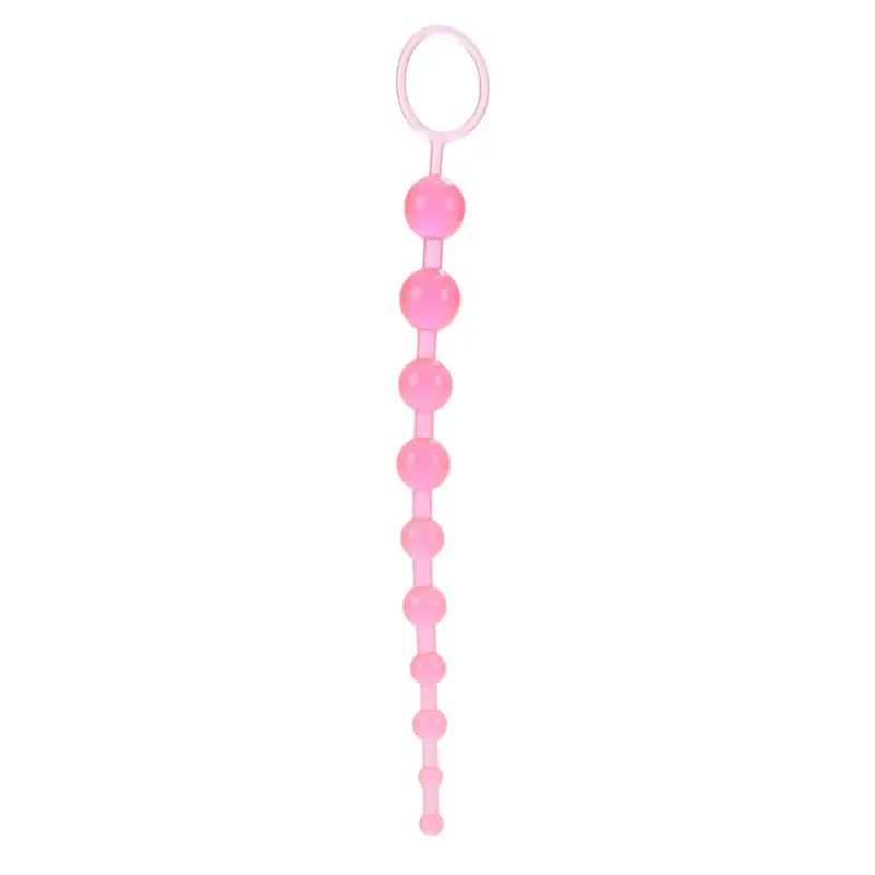 Graduated Anal Beads with Toy Cleaner for Enhanced Pleasure