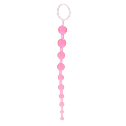 Graduated Anal Beads with Toy Cleaner for Enhanced Pleasure