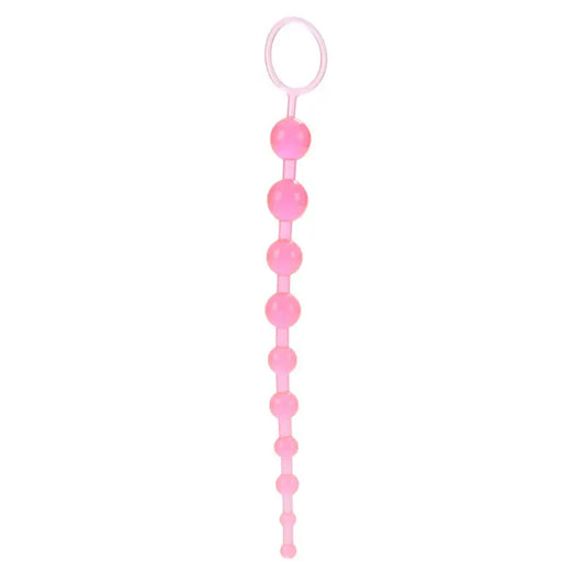 Graduated Anal Beads with Toy Cleaner for Enhanced Pleasure
