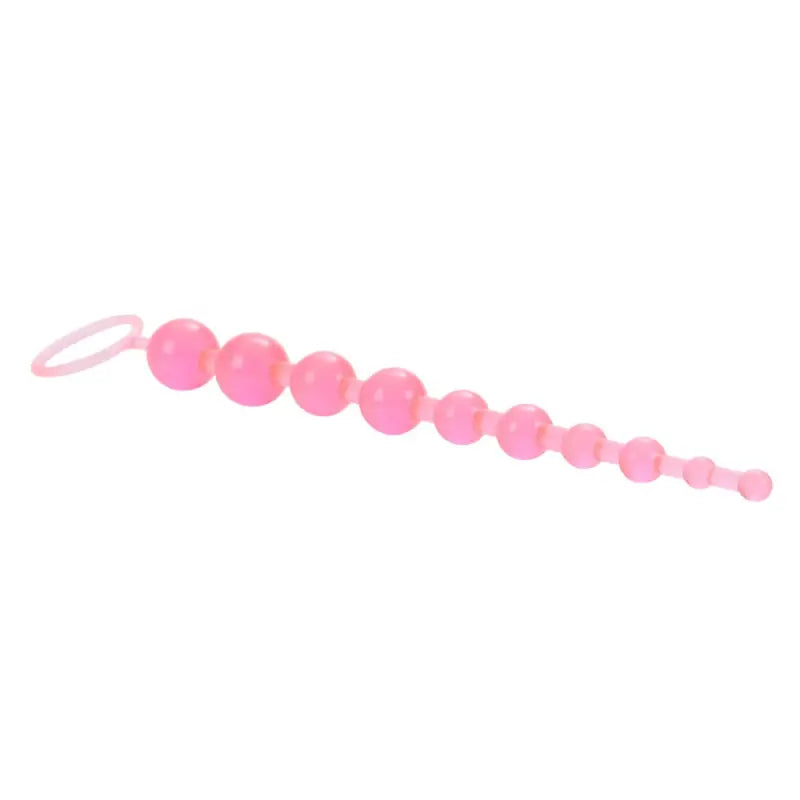 Graduated Anal Beads with Toy Cleaner for Enhanced Pleasure