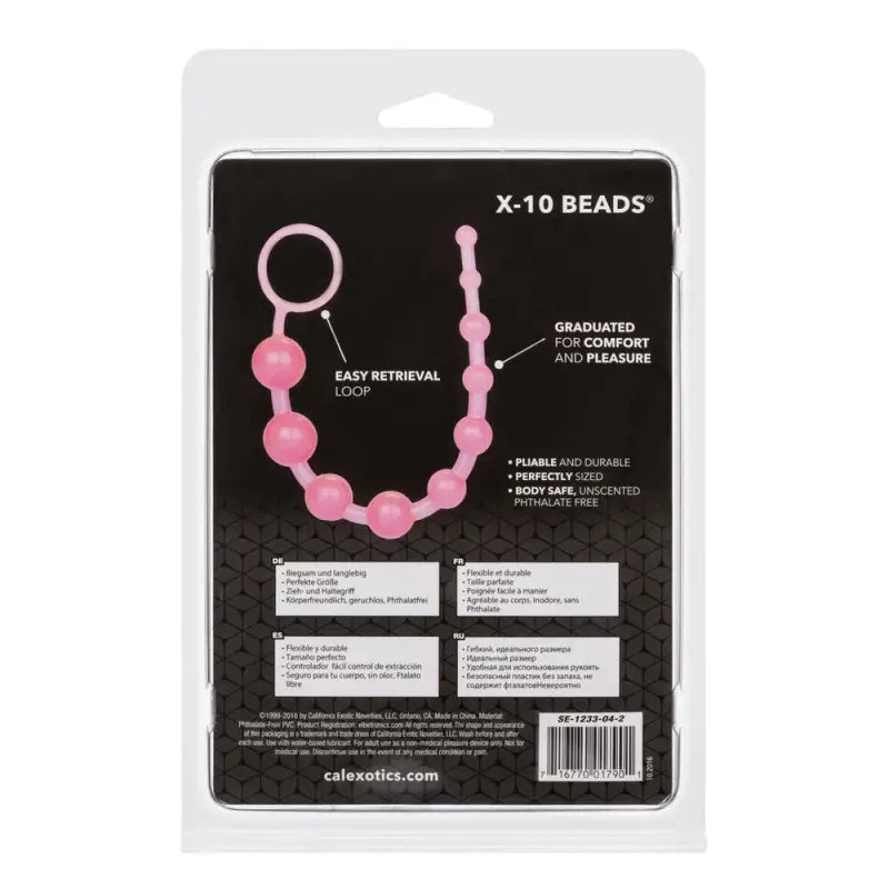 Graduated Anal Beads with Toy Cleaner for Enhanced Pleasure