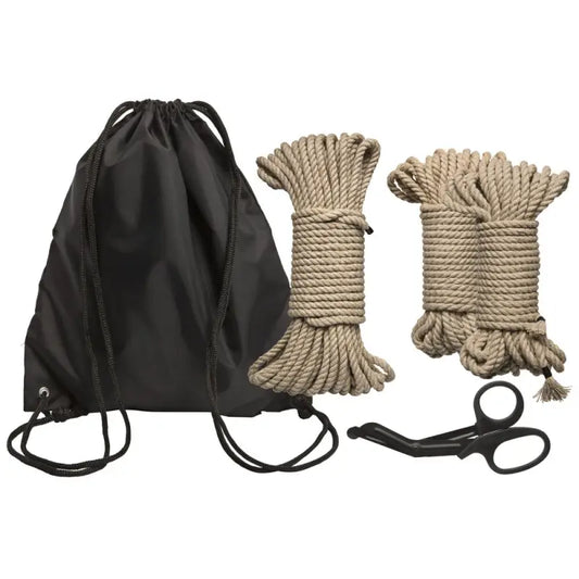 Hemp Rope Kit for Kink Bind and Rope Play Restraints