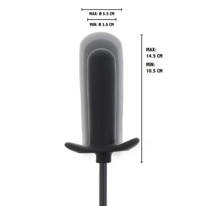 Hidden Desire Extreme Inflatable Smooth Plug for Thrilling Adventure