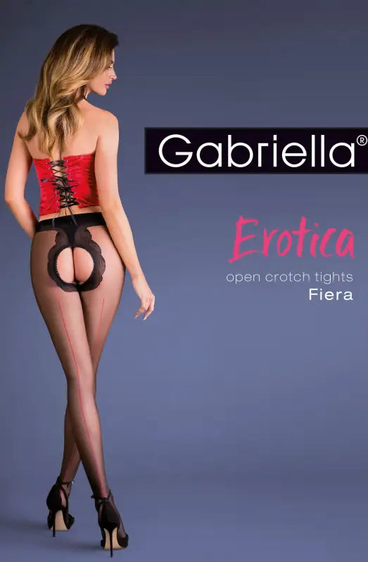 Ignite Passion with Gabriella Fiera Erotic Tights from Erotica Series