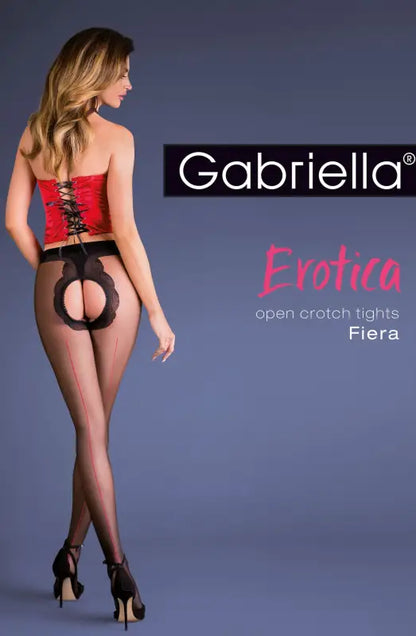 Ignite Passion with Gabriella Fiera Erotic Tights from Erotica Series
