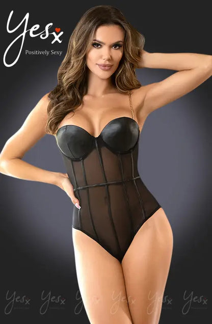 Ignite Passion with the YesX YX988 Bodysuit Black for Ultimate Confidence