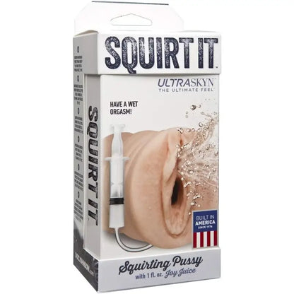 Ignite Your Passion with the Joy Juice Vanilla Squirting Pussy Stroker