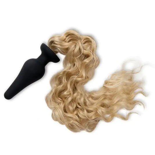 Immerse Yourself in Sensory Play with Furry Tales Silicone Pony Tail Butt Plug
