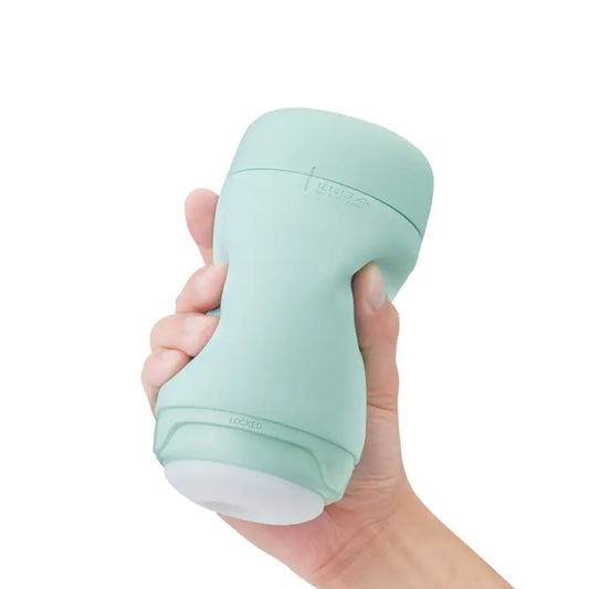 Indulge in Bliss with the Tenga Puffy Mint Green Masturbator