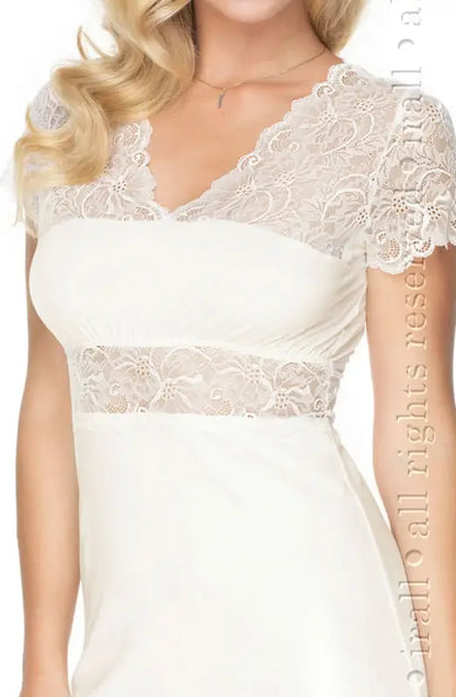 Indulge in Elegance with the Irall Cameron Nightdress Cream S-XL