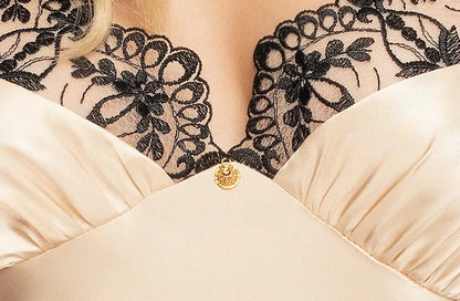 Indulge in Elegance with the Mallory II Nightdress in Highest Quality Satin