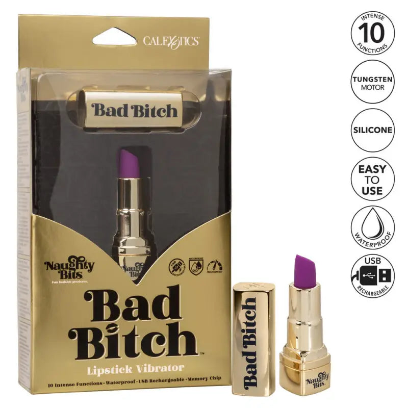 Indulge in Pleasure with the Bad Bitch Rechargeable Lipstick Vibrator