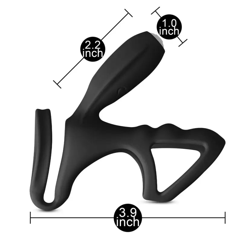 Intense Pleasure Awaits with Clit Vibrator Black and Cockring Combo
