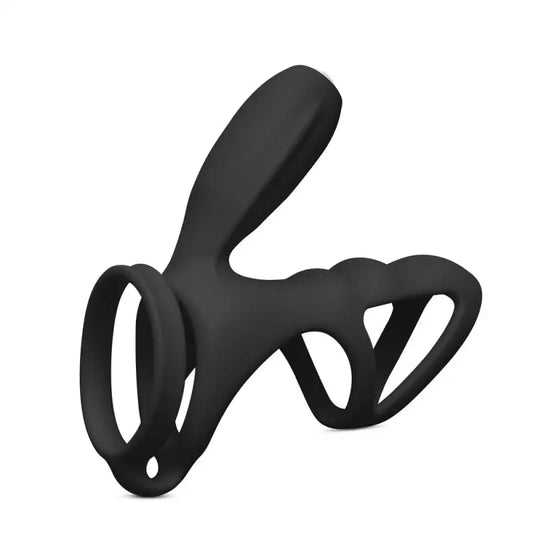 Intense Pleasure Awaits with Clit Vibrator Black and Cockring Combo