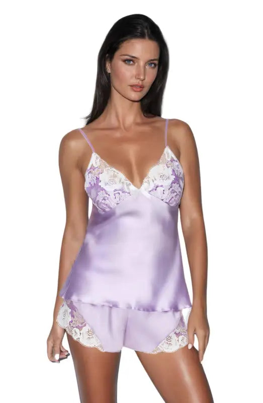 Irall Andromeda Set Lavender in Highest Quality Satin Elegance