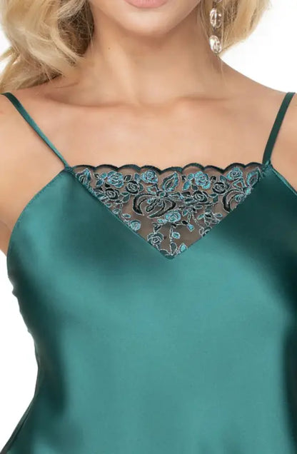 Irall Emerald Dark Green Nightdress for Unforgettable Romantic Moments