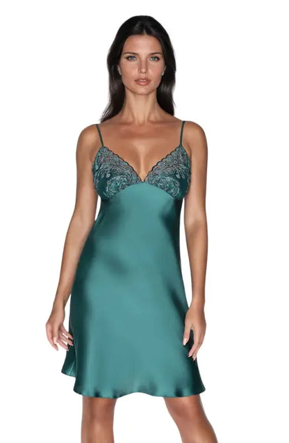 Irall Emerald Dark Green Nightdress for Unforgettable Romantic Moments