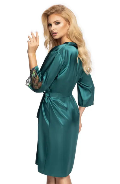 Irall Nikita Dressing Gown Jade Exudes Timeless Elegance and Comfort
