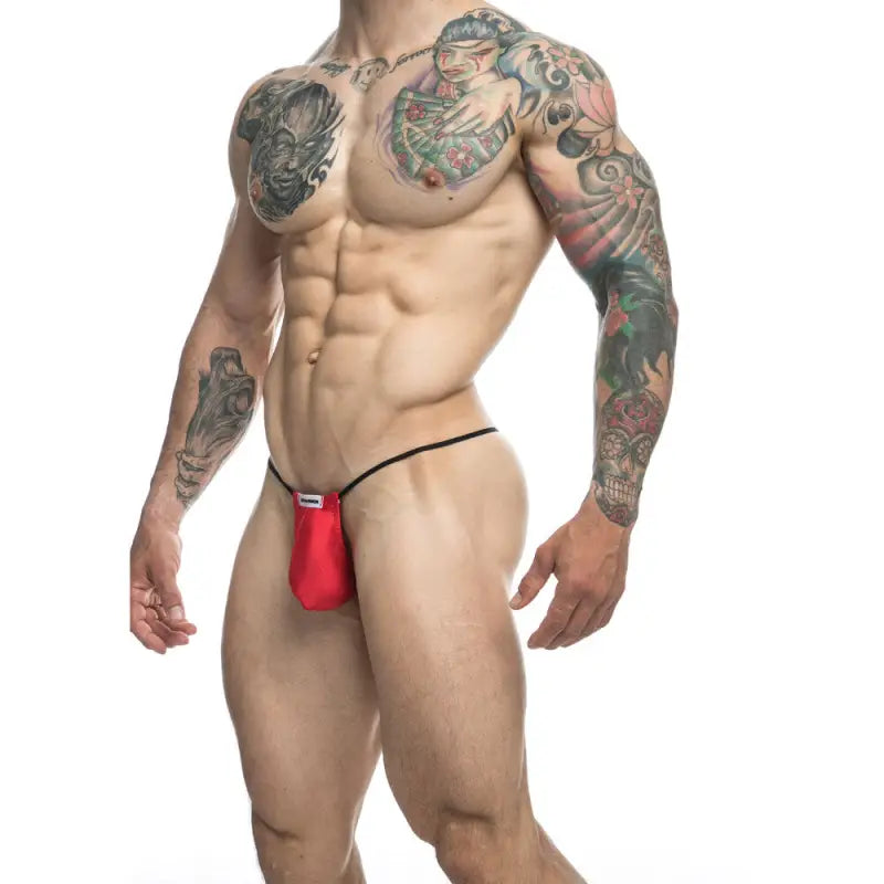 Justin and Simon Classic GString Red for Ultimate Pleasure