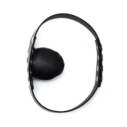 Leather Gag with Studs for Ultimate Comfort and Excitement