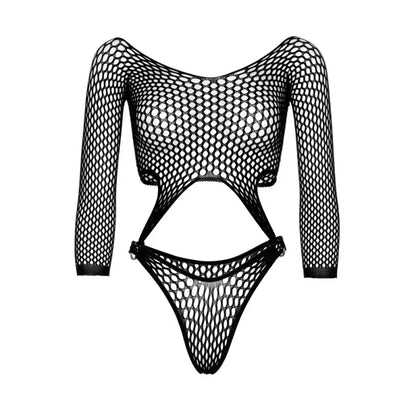Leg Avenue Black Thong Bodysuit for Stylish Playtime