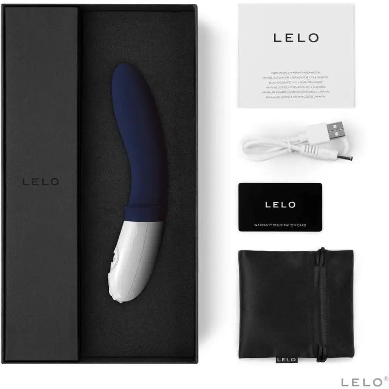Lelo Billy 2 Rechargeable Prostate Massager in Deep Blue