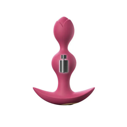 Love Twinny Bud Vibrating Butt Plug for Anal Pleasure
