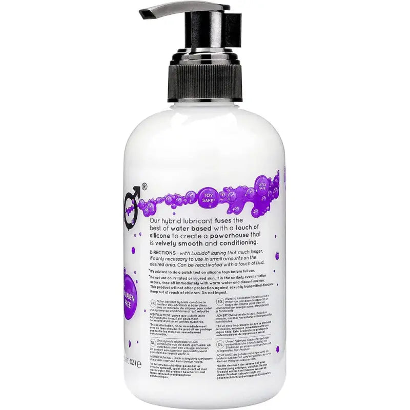 Lubido Hybrid 250ml Paraben-Free Water-Based Lubricant