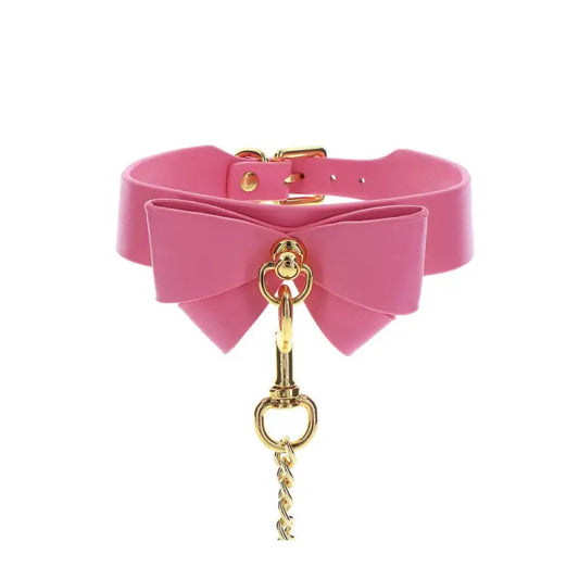 Malibu Bow Collar in Unique Style for Bondage Gear