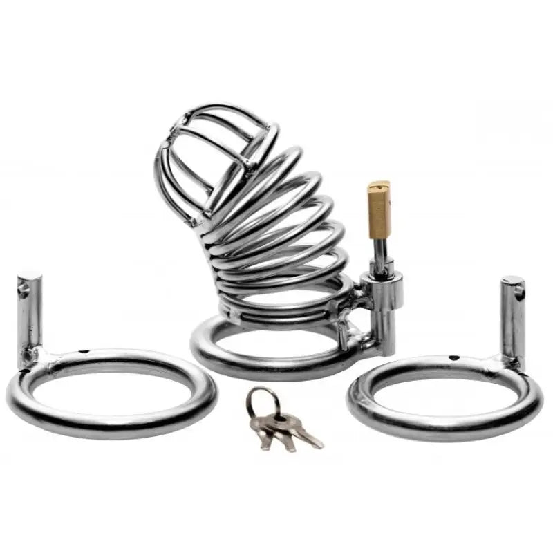 Master Series Bastille Penile Confinement Cage for Ultimate Control