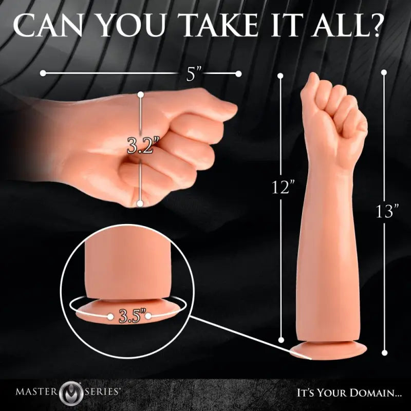 Master Series Clenched Fist Dildo for Ultimate Sensory Pleasure
