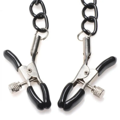 Master Series Collared Temptress Neoprene Collar and Nipple Clamps