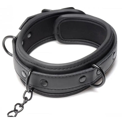 Master Series Collared Temptress Neoprene Collar and Nipple Clamps