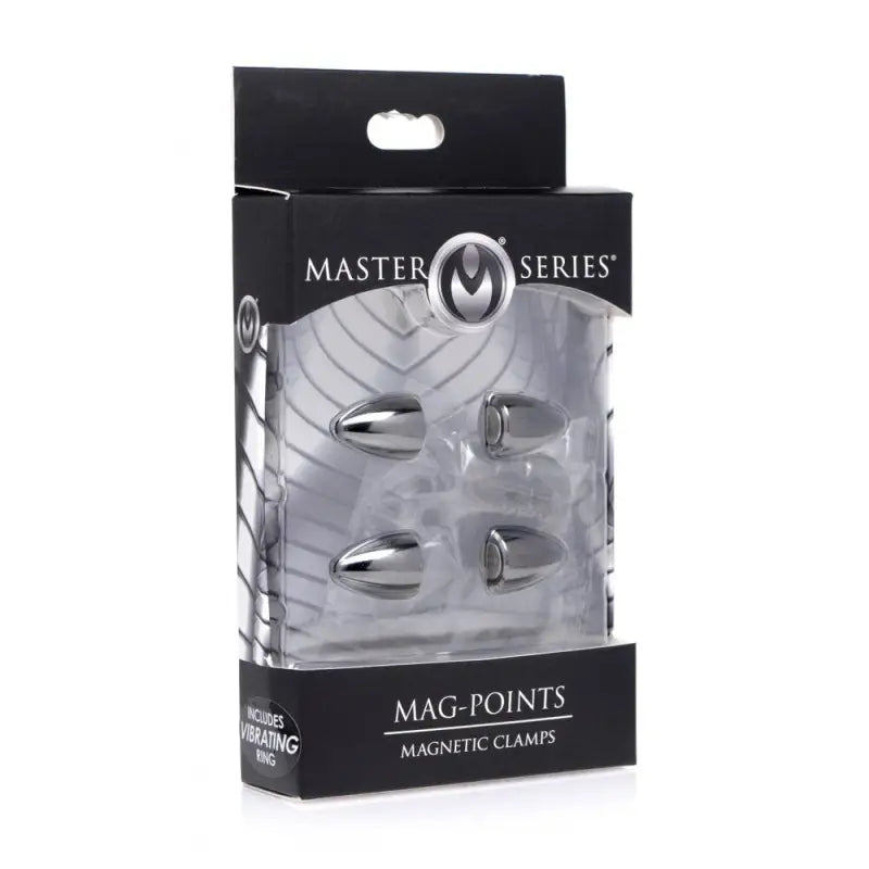 Master Series MagPoints Magnetic Nipple Clamps for Intimate Moments