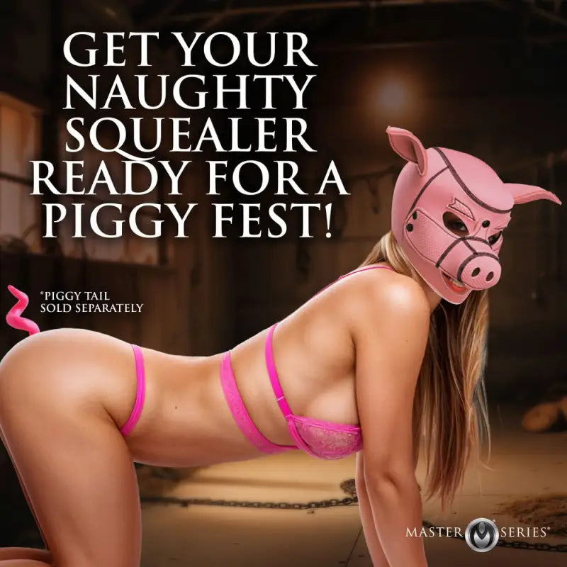 Master Series Swine Neoprene Hood with Removable Muzzle