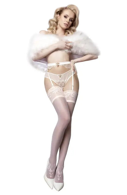 Mesmerizing Ivory Hold-Ups from the Wedding Touch Collection