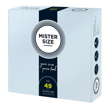 Mister Size 49mm Pure Feel Condoms for Natural Comfort