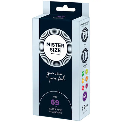 Mister Size Pure Feel Condoms in Large and X-Large Variants