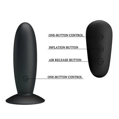 Mr Play Remote Control Vibrating Anal Plug with 12 Vibration Modes