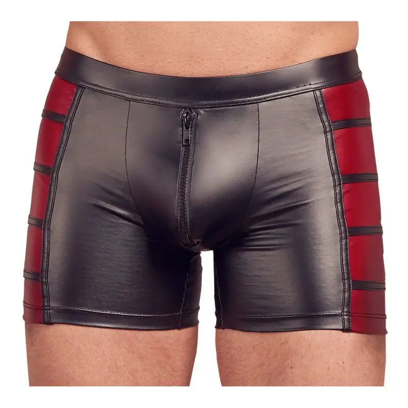 NEK Matte Look Pants in Black and Red for Enhanced Style