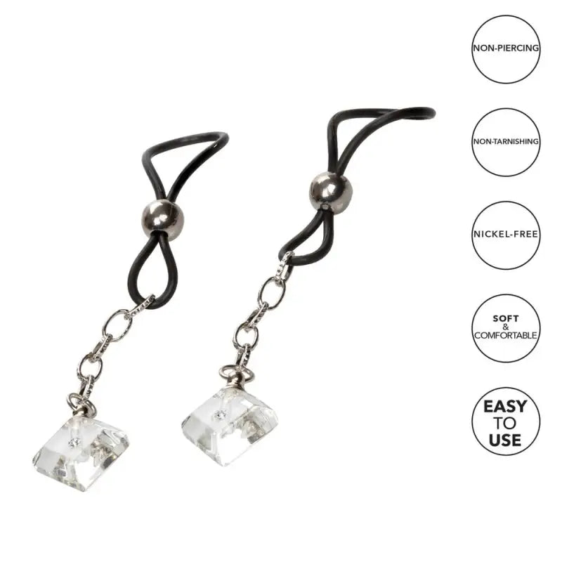 Nonpiercing Nipple Jewellery with Crystal for Nipple Play