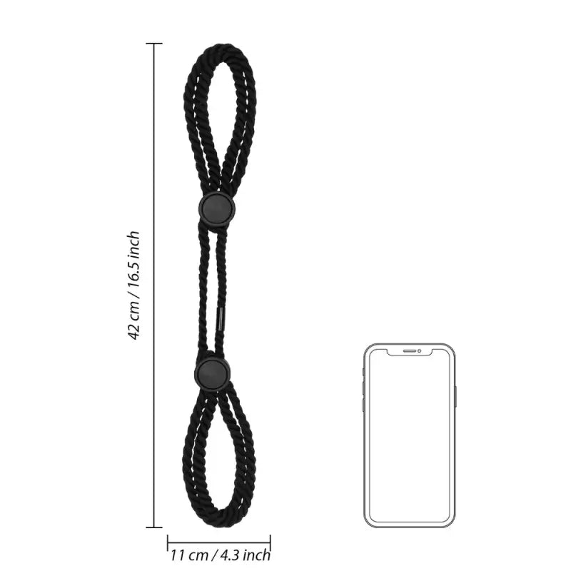 Ouch Adjustable Rope Hand Cuffs for Enhanced BDSM Experiences
