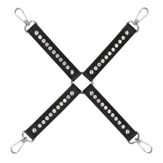 Ouch Diamond Studded Hogtie Restraints for Bondage Enthusiasts