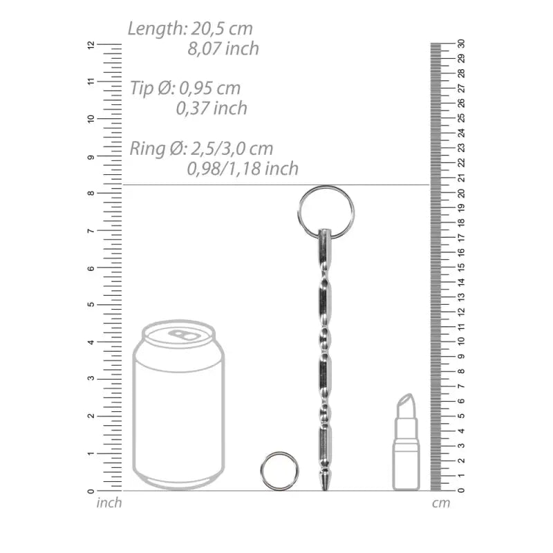 Ouch Urethral Sounding Steel Dilator for Bondage and Medical