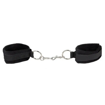 Ouch Velcro Black Cuffs for Hands and Ankles for Ultimate Restraint