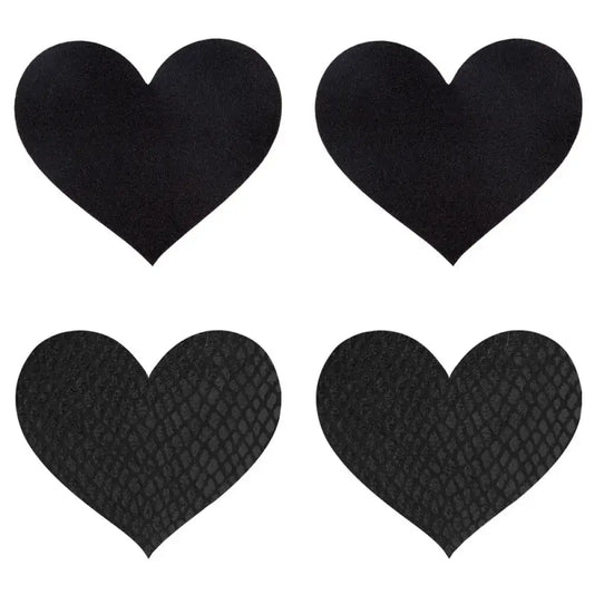 Peekaboo Pasties Black Hearts for Unmatched Style and Sensation